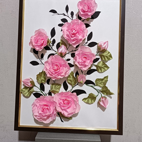 Конкурсная работа Цветочная композиция "Розы"